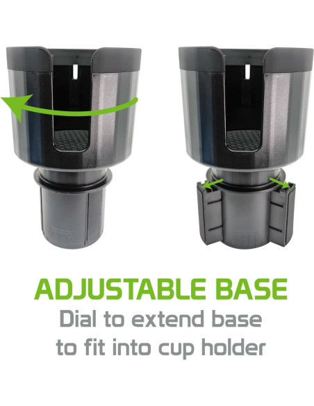 Soporte de Vaso Expandible Cellet para Coche - Negro, Ajustable para Botellas de 8.6 a 9.7 cm Soporte de Vaso Expandible Cellet para Coche - Negro, Ajustable para Botellas de 8.6 a 9.7 cm