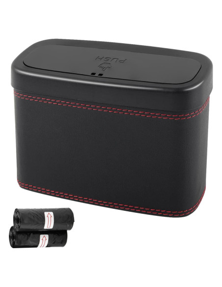 Basurero de Coche YGDMD con Tapa Presionada y 30 Bolsas Basurero de Coche YGDMD con Tapa Presionada y 30 Bolsas