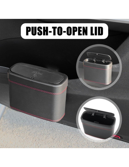 Basurero de Coche YGDMD con Tapa Presionada y 30 Bolsas Basurero de Coche YGDMD con Tapa Presionada y 30 Bolsas