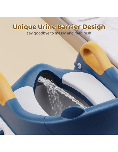 Asiento de Entrenamiento para Baño Bonbay 3-en-1 con Escalera