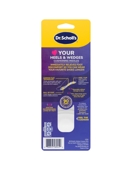 Plantillas Dr. Scholl's 3/4 para Tacones Altos, Comodidad y Soporte Plantillas Dr. Scholl's 3/4 para Tacones Altos, Comodidad y Soporte