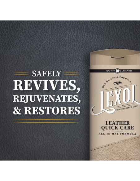 Limpiador y Acondicionador de Cuero Lexol 28 Toallitas Limpiador y Acondicionador de Cuero Lexol 28 Toallitas