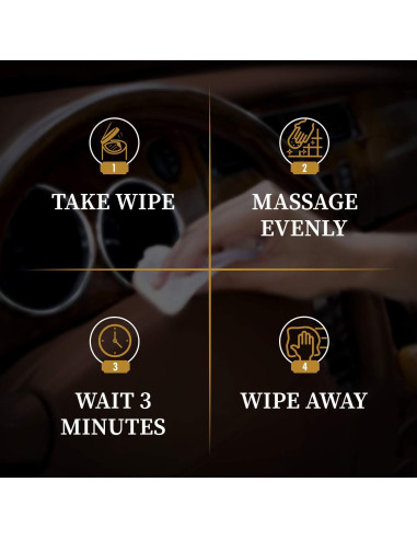 Limpiador y Acondicionador de Cuero Lexol 28 Toallitas