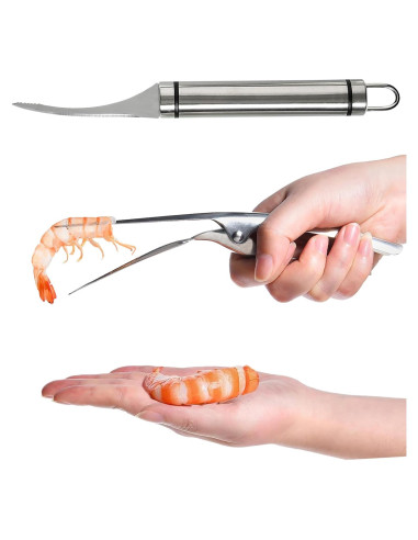 Herramienta Desvenadora y Pelador de Camarones MAGIICZOL 2 Pcs