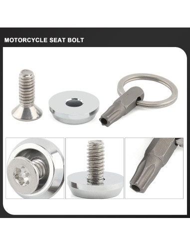 Tornillo de Asiento Antirrobo Daklvng para Harley 1996-2024