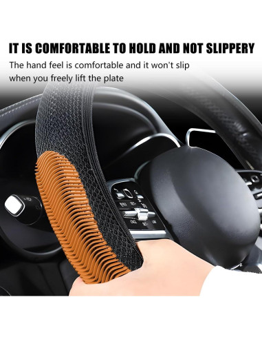 Cubierta de Volante KHGUZ 38 cm Antideslizante Transpirable