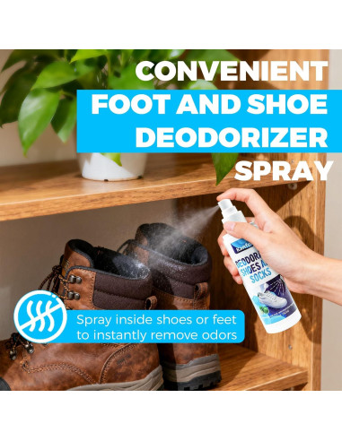 Spray Desodorante para Zapatos Kanfort 162 ml - Eliminador de Olores