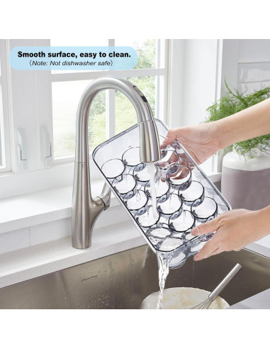 Soporte para Huevos BSTKEY 18 Huevos Plástico Transparente