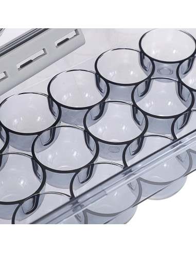 Soporte para Huevos BSTKEY 18 Huevos Plástico Transparente