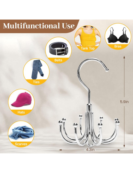 Perchas Apilables Jolliq de Acero Inoxidable - 2 Paquetes Perchas Apilables Jolliq de Acero Inoxidable - 2 Paquetes