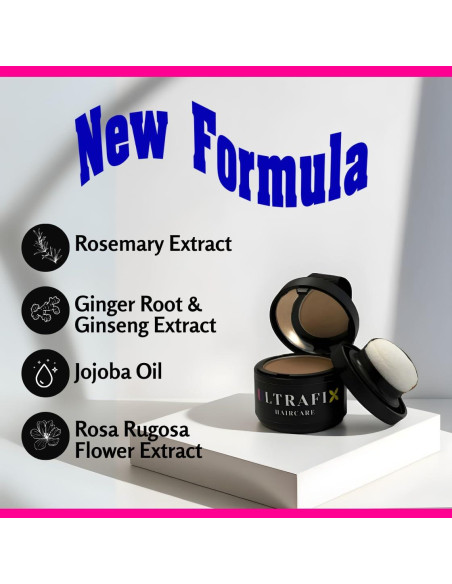 Polvo para Retoque de Raíces Ultrafix - Marrón Claro 3.98g Polvo para Retoque de Raíces Ultrafix - Marrón Claro 3.98g