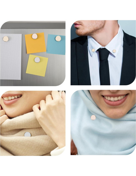 8 Pines Magnéticos para Hijab - Cierre Sin Agujas - 1.4 cm 8 Pines Magnéticos para Hijab - Cierre Sin Agujas - 1.4 cm