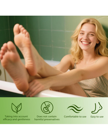 Mascarillas Exfoliantes para Pies Nacerlary - 4 Piezas Aloe Vera