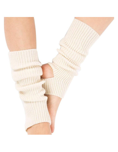 Calcetines Calentadores de Pierna para Mujeres - 43cm - Negro
