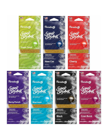 Bloque Ambientador Orgánico 7 Pcs Paraíso Aromas Variados
