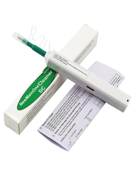 Bolígrafo de limpieza Zeasun para conectores SC FC ST 2.5mm Bolígrafo de limpieza Zeasun para conectores SC FC ST 2.5mm