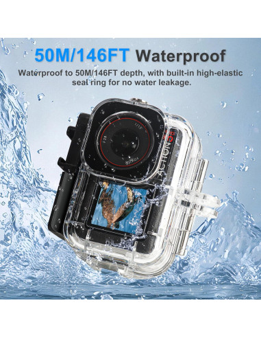 Funda Impermeable FitStill para DJI Osmo Action 5/4/3 + Filtros