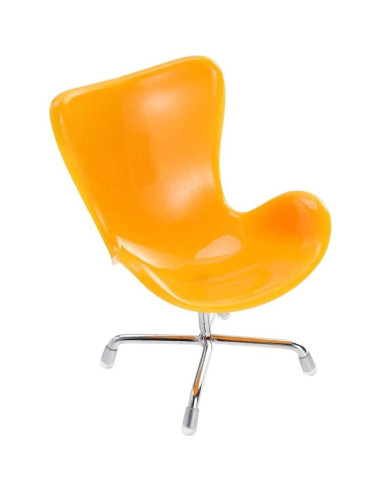 Silla Giratoria Mini para Mascotas MANGO 10.16cm Amarillo