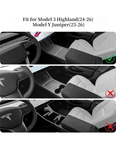Cubiertas de Manijas de Puerta Frani para Tesla Model 3/Y 2024-2026