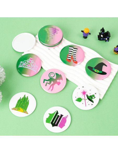 Set de 36 Espejos Compactos Laffact - Diseño Mágico de Bruja Set de 36 Espejos Compactos Laffact - Diseño Mágico de Bruja