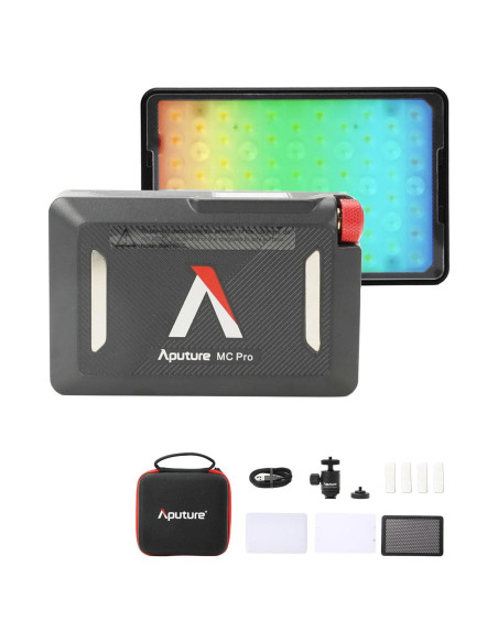Luces LED RGBWW Aputure MC Pro, Panel Mini 5W, IP65 Luces LED RGBWW Aputure MC Pro, Panel Mini 5W, IP65