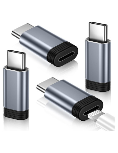 Adaptador Lightning a USB C Temdan 4 Pack para iPhone 15-17