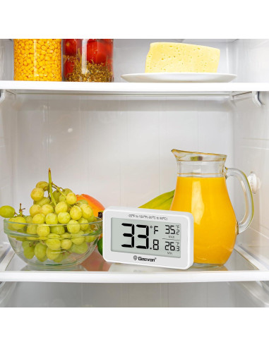 Termómetro Digital para Refrigerador Geevon 2 Pack IP65 LCD