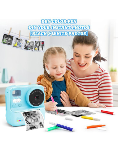 Cámara Instantánea para Niños Chantkin Azul 2.8" 12MP