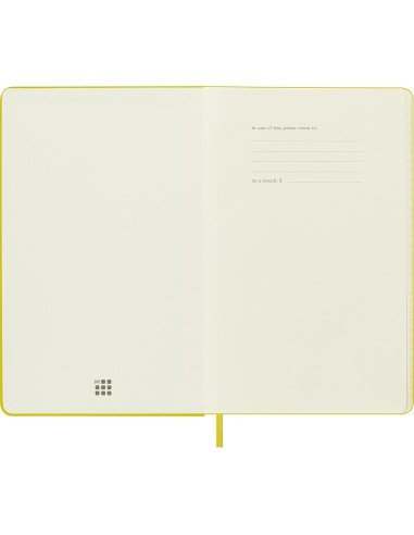 Cuaderno Moleskine Tapa Dura Grande Amarillo Heno 240 Páginas