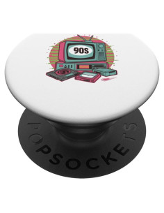 PopSockets Standard PopGrip Reproductor VHS Negro