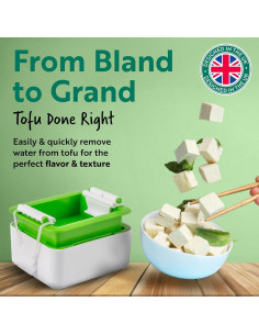 Prensa de Tofu Tofuture - Compacta y Eficaz, 15.2x12.7 cm 2