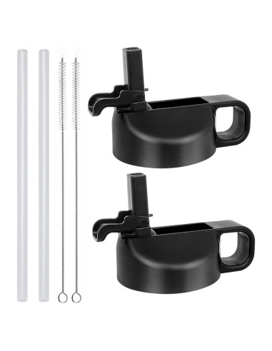Tapa de Popote SYACOT para Botellas de Agua Boca Ancha 12-64 oz