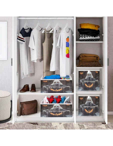 Cesta de Almacenamiento Plegable Haskirky 28x28 cm Halloween Cesta de Almacenamiento Plegable Haskirky 28x28 cm Halloween