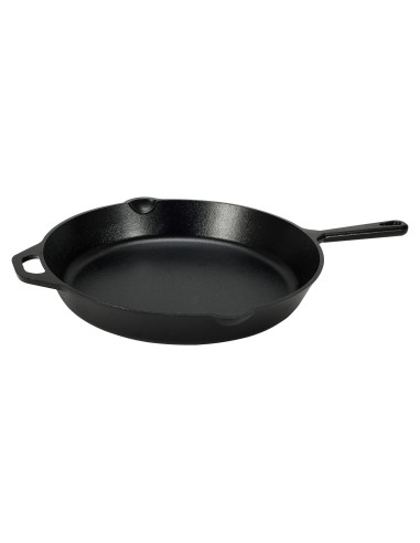 Sartén de Hierro Fundido Amazon Basics 38 cm A Prueba de Horno