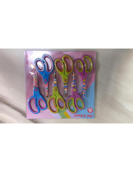 Tijeras de Seguridad para Niños Vutyvve - 6 Pares Colores Brillantes Tijeras de Seguridad para Niños Vutyvve - 6 Pares Colores Brillantes