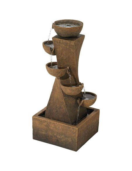Fuente de Agua Zen Moderna John Timberland 69.9 cm con Luz LED Fuente de Agua Zen Moderna John Timberland 69.9 cm con Luz LED