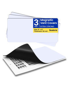 Cubiertas Magnéticas para Ventilación Seatern 8x12" 3 Pzas