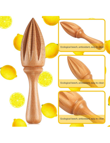Exprimidor de Cítricos de Madera Sieral 16 cm Manual