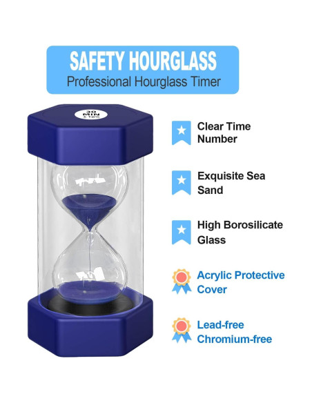 Reloj de Arena SuLiao 90 Minutos para Niños 16 cm Colorido Reloj de Arena SuLiao 90 Minutos para Niños 16 cm Colorido