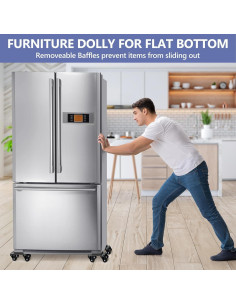 Dolly de Muebles KEDSUM 680kg con Ruedas Giratorias - Juego de 4 2