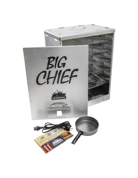 Ahumador Eléctrico Smokehouse Big Chief 50 LB Ideal para Salmón Ahumador Eléctrico Smokehouse Big Chief 50 LB Ideal para Salmón