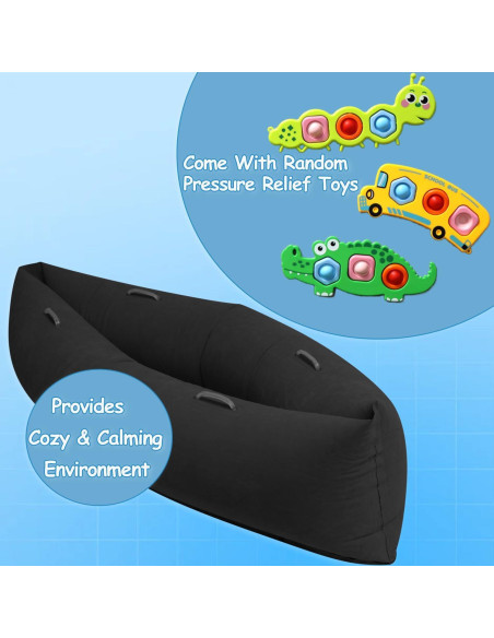 Silla Sensorial Inflable King Mills para Niños con Autismo - Negro Silla Sensorial Inflable King Mills para Niños con Autismo - Negro