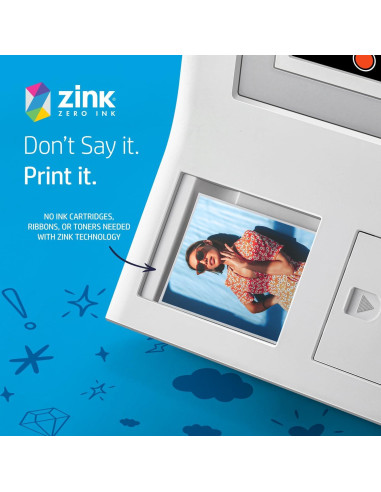 Papel Fotográfico Autoadhesivo HP Sprocket 8.89x10.8 cm 50 Unidades