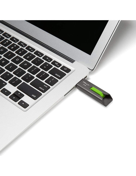 Unidad Flash PNY Elite Prime USB 3.0 32GB Gris/Verde Unidad Flash PNY Elite Prime USB 3.0 32GB Gris/Verde