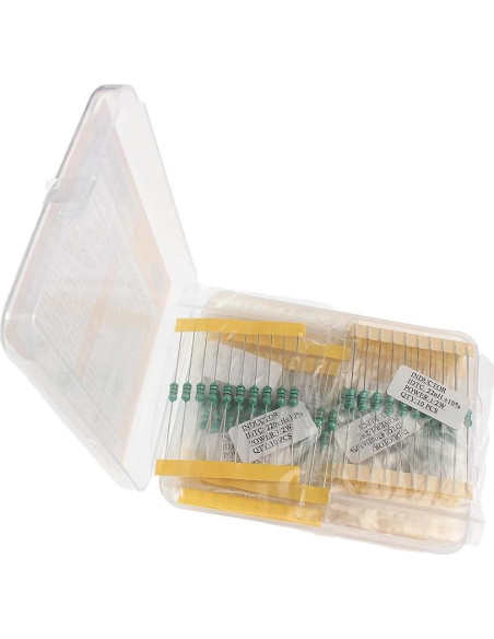 Kit de Inductores de Anillo 200 Pcs 1H a 4.7mH 0.5W THEPHAMVX Kit de Inductores de Anillo 200 Pcs 1H a 4.7mH 0.5W THEPHAMVX
