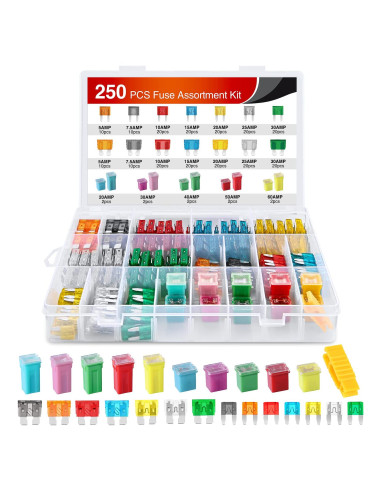 Kit de Fusibles Nilight 250PCS para Automóvil y Camión