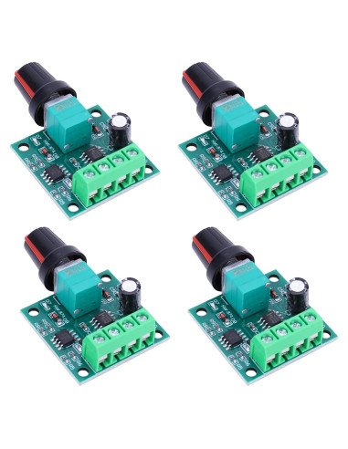 Controlador de Velocidad Motor CC PWM RLECS 1803BK 4 Pcs