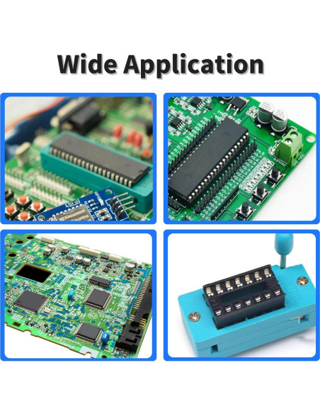 Zócalo IC DIP 40 Pines FOCMKEAS para PCB y Breadboard Zócalo IC DIP 40 Pines FOCMKEAS para PCB y Breadboard