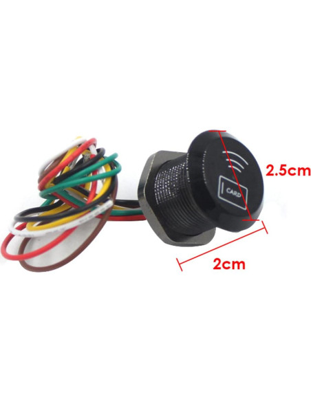 Lector de Tarjetas RFID BSTUO SCR02D 125Khz IP68 Mini Lector de Tarjetas RFID BSTUO SCR02D 125Khz IP68 Mini