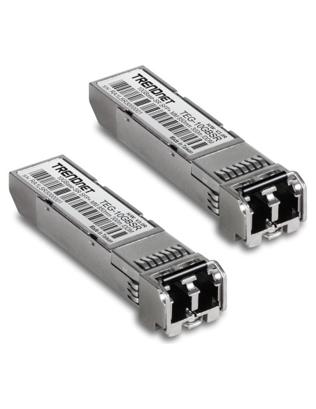 Módulos SFP+ TRENDnet TEG-10GBSR/2 10GBASE-SR Multi Modo Módulos SFP+ TRENDnet TEG-10GBSR/2 10GBASE-SR Multi Modo